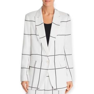 Equipment James Windowpane Jacket Blazer, NWT